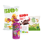 Biologische snacks & snoep afdeling