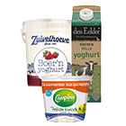 Yoghurt, kwark & pap afdeling