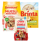 Muesli, cereals & pap afdeling
