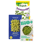 Diepvries groente afdeling