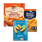 Diepvries snacks afdeling