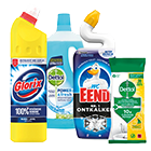 Schoonmaakmiddelen afdeling