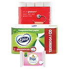 Toilet-, keukenpapier & tissues afdeling